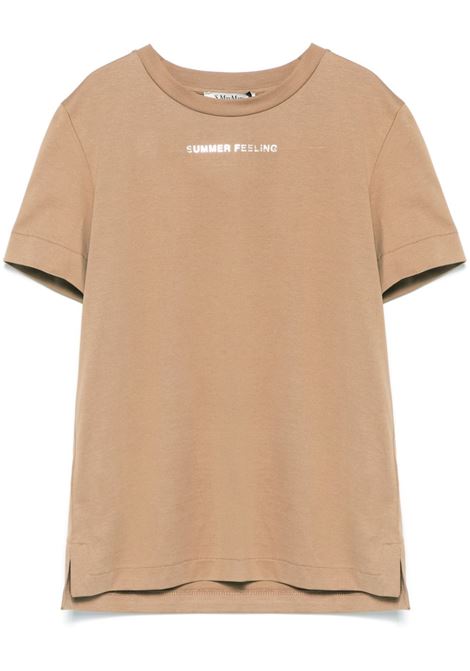 Brown Lusso T-shirt 's maxmara - women